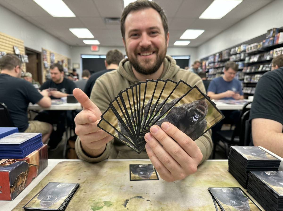 Indiana Card Forge custom TCG playmats, sleeves, deck boxes and slab cards